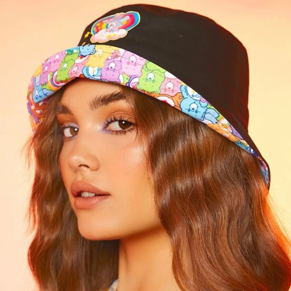 Care Bears Pattern Bucket Hat Limited Edition - Picture 6 of 6